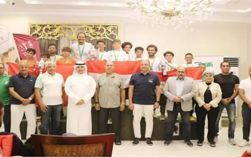 مصر تتوج بصدارة الناشئين في البطولة العربية للتنس